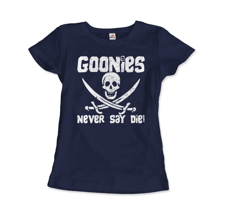 The Goonies Never Say Die Distressed Design T-Shirt